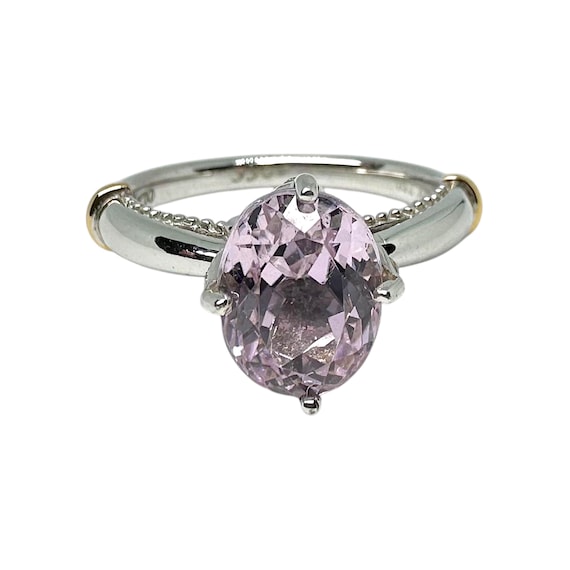 Verragio Parisian 18K Gold Pink Spinel Diamond Ring – August Birthstone Size 7