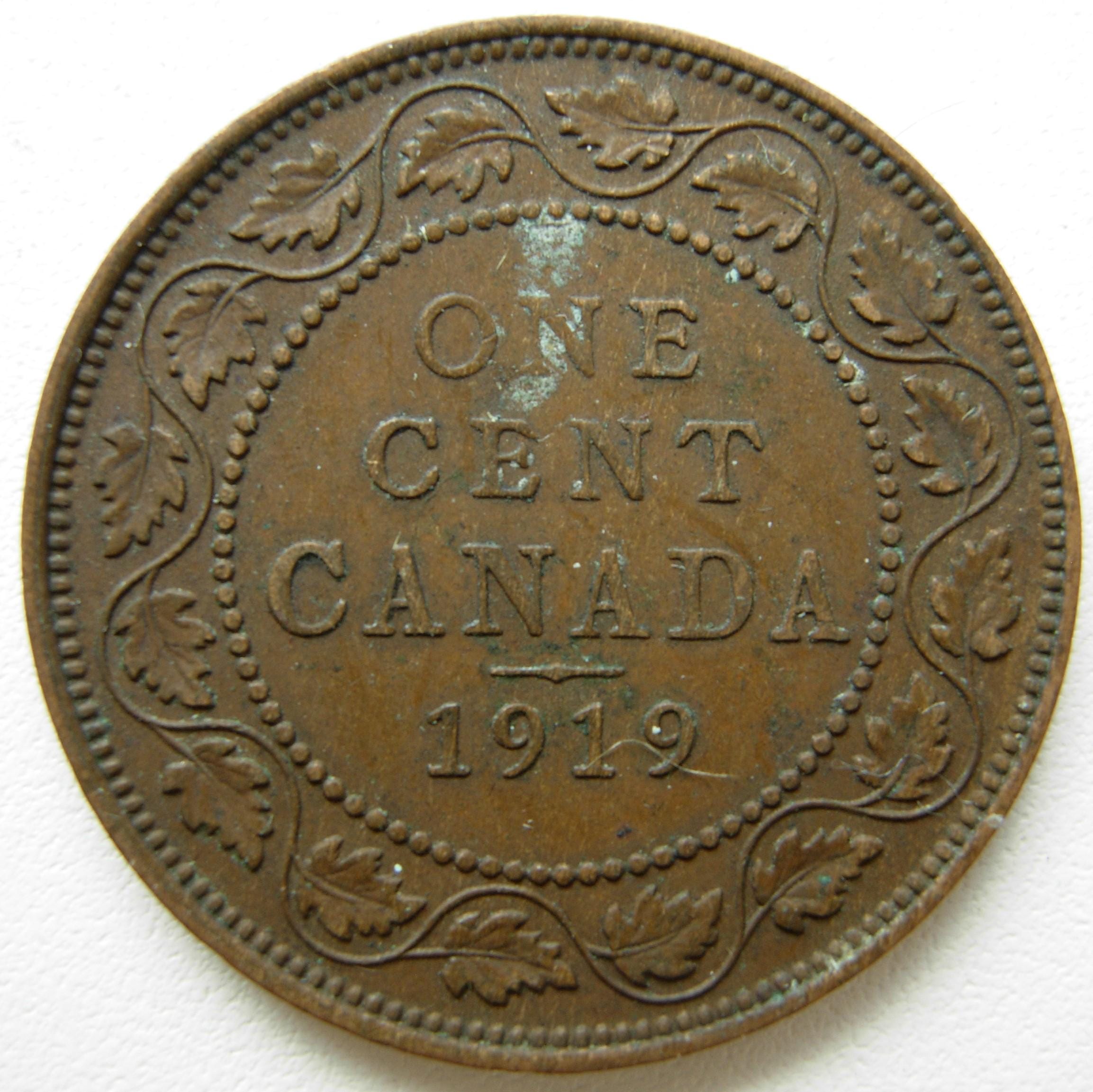 1919 canada cent - Etsy 日本