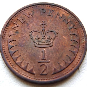 1971 uk 1 new penny - Etsy 日本