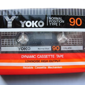 Vintage new YOKO 90 Audio Cassette Tape Japan