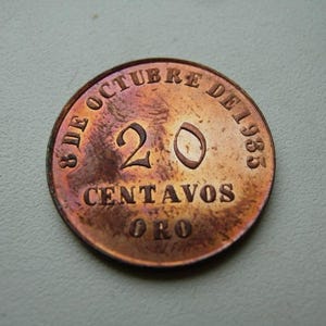 Peru 20 Centavos 1935 Unc