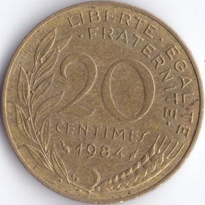 France 20 centimes - Etsy 日本