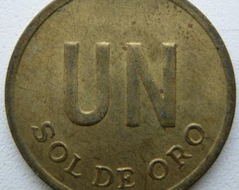 Peru 1/2 Sol De Oro Coin | KM265 | 1975 - 1976 - Etsy display picture 1
