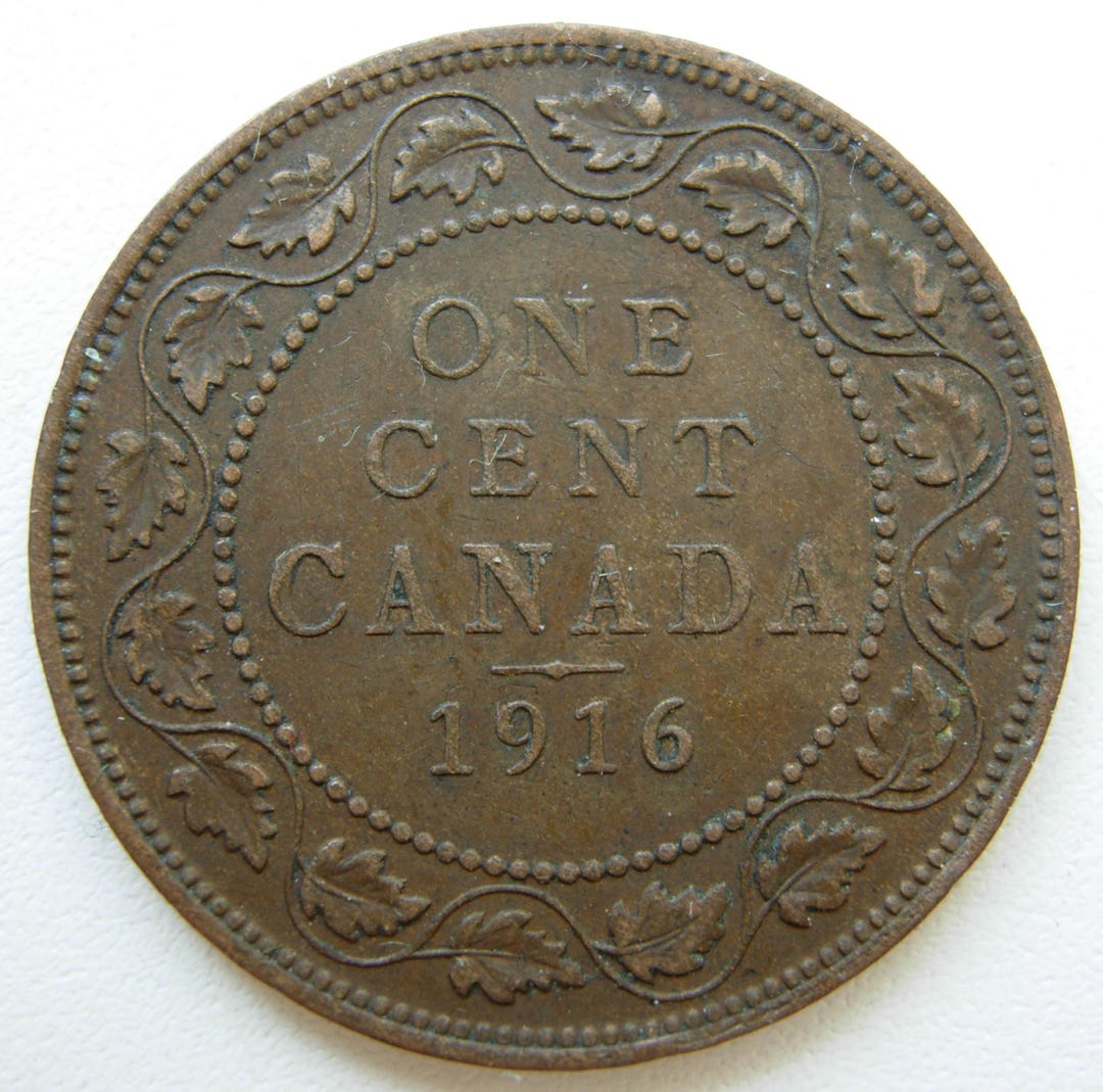 カナダ ラージセント硬貨 ジョージ5世 1916年 - Etsy 日本