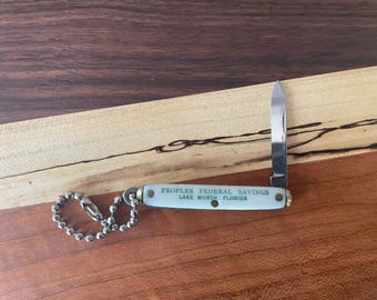 Vintage Peoples Federal Savings Pen Knife – Lake Worth, Florida | USA-Made Advertising Knife