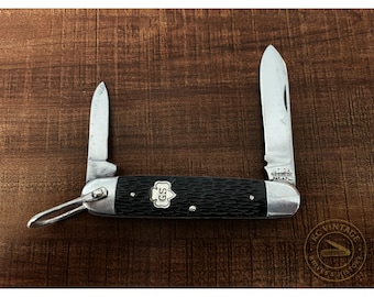 Vintage Utica Girl Scout Featherweight Pocket Knife – 2 Blade – Bail – Circa 1940s–1950s
