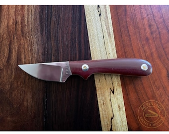 Owen WC‑03 Fixed Blade Knife with Sheath – Handmade by Owen Wood – USA Made
