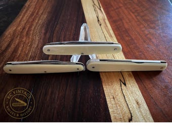 Vintage Gentleman’s Pocket Knife Lot – Seneca, K & Co Germany, B.J. Eyre – c. 1930s–1950s