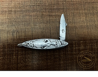 Vintage Chicago Souvenir Mini Pocket Knife – D. Peres Solingen / Magnetic Cutlery Co. – c. 1900s–1920s