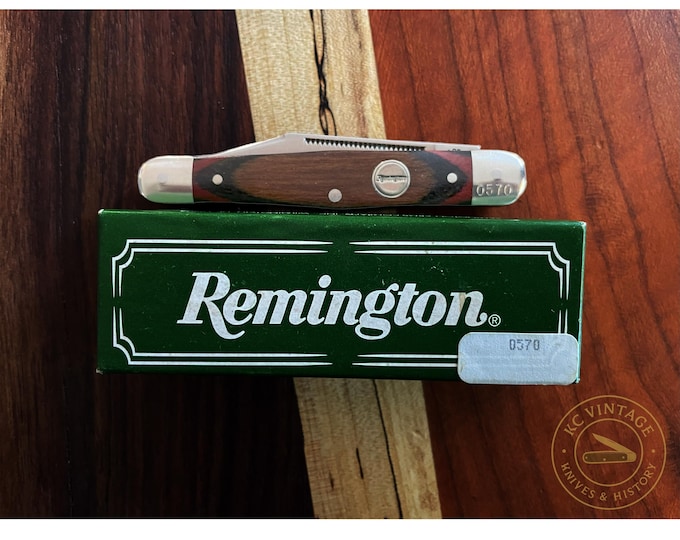 Featured listing image: Vintage REMINGTON USA R14W Whittler – “First in the Field” – With Original Box & Paperwork (1990s)