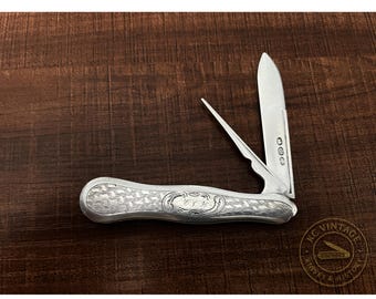 Antique British Silver-Handled Pocket Knife, Circa 1880s–1890s – Victorian Gentleman’s Folder