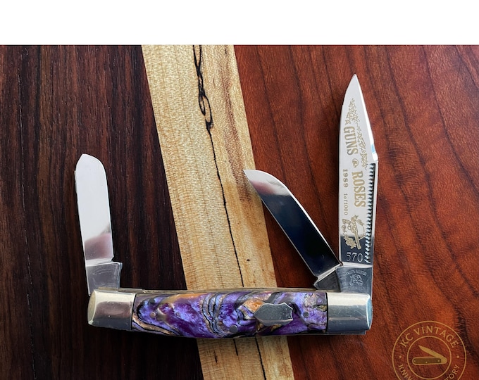 Featured listing image: Rare 1989 Guns N' Roses Knife – Fight’n Rooster Solingen – Frank Buster Germany – #570 of 1000 – Rock & Roll Collectible