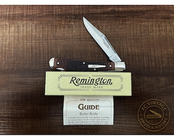 1992 Remington Guide R1253 Bullet Knife – Original Box & Papers – USA Made