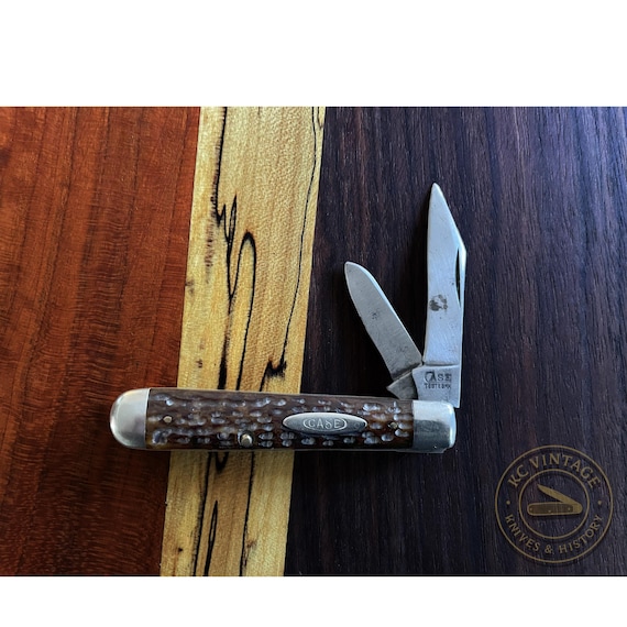 Vintage 1920–40 Case Tested XX Green Bone Jack Knife – Pattern