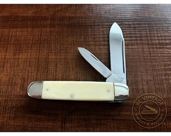 Vintage Camillus Jack Knife – Double Spear Point Blades, Synthetic Handles – Circa Late 1940s–1950s
