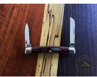 Vintage 1974 Case XX Jigged Bone Half Congress 6269 – Two-Blade Folding Pocket Knife (USA Made)