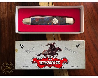 Winchester W18 30101 BWC Cartridge Series Knife – USA Made Stockman – 1993