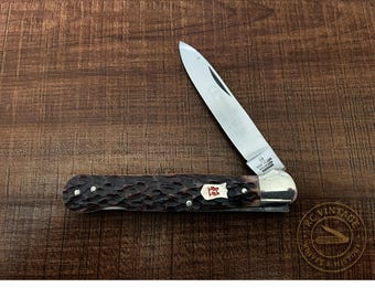 Vintage Robert Klaas “Kissing Crane” Lockback Knife – Solingen, Germany – Circa Late 20th Century