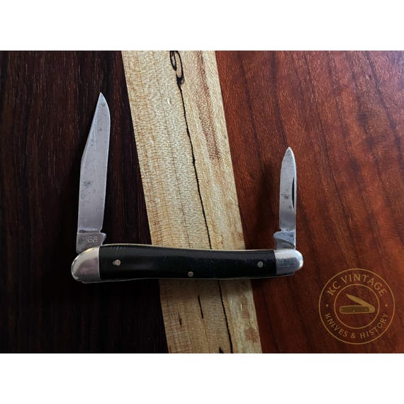Vintage 1946-1973 Schrade Walden Two-blade Jack Knife – Clip and