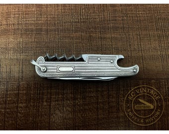 Vintage L.F.&C. Gentleman’s Pocket Knife – Universal Stainless – Corkscrew and File – c. Early–Mid 20th Century