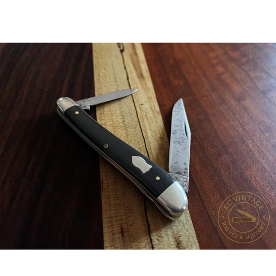 Vintage 1946-1973 Schrade Walden Two-blade Jack Knife – Clip and