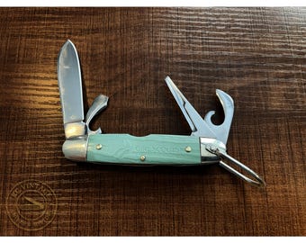 Vintage Girl Scout Utility Knife – Kutmaster Utica NY USA R-3 – Circa 1950s–1960s – Official Scout Knife
