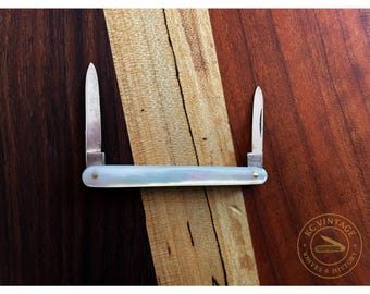 Vintage PCC Germany Pen Knife – Mother-of-Pearl Handles – c. 1950s–60s