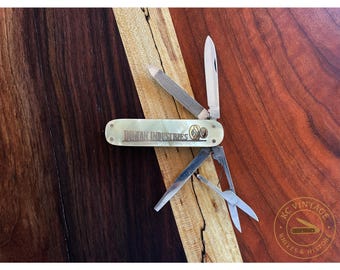 Solingen Germany PB Advertising Pen Knife – Duncan Industries – Circa 1950s - Mother-of-Pearl Celluloid