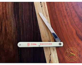 Vintage 1950s Colonial USA Fruit Knife – Dole Bananas Advertising Pocket Knife