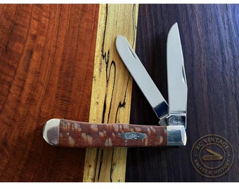 2004 Case XX Smooth Lacewood Trapper 7254 SS – Like New – 4 1/8" Closed