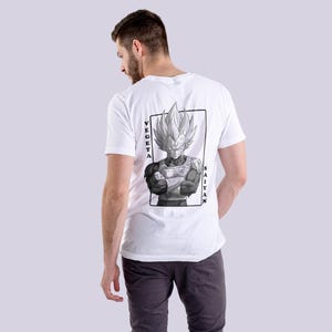 Maglietta Vegeta Saiyan / Maglietta Anime Dragon Ball Z / Maglietta Super Saiyan Vegeta / Maglietta con Grafica Manga / Regalo per Fan Anime / Regalo per Fan Dragon Ball Z
