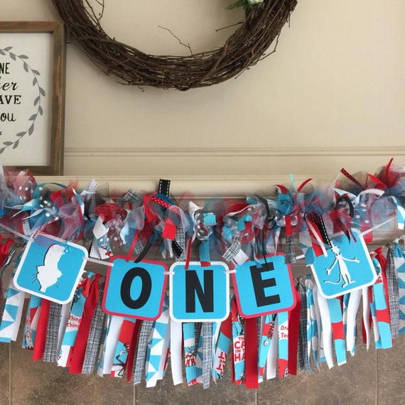 Items Similar To Cat In The Hat Birthday Party Decorations Thing