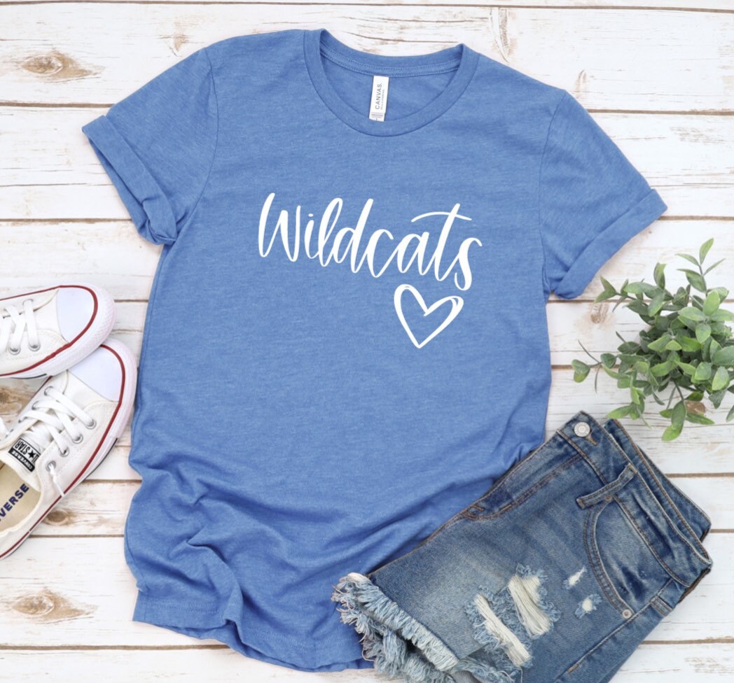 Wildcats Spirit Shirt Wildcats Spirit Wear Wildcats Spirit Shirts Wildcats Tshirt Wildcats Football Shirt Wild Cats Shirt