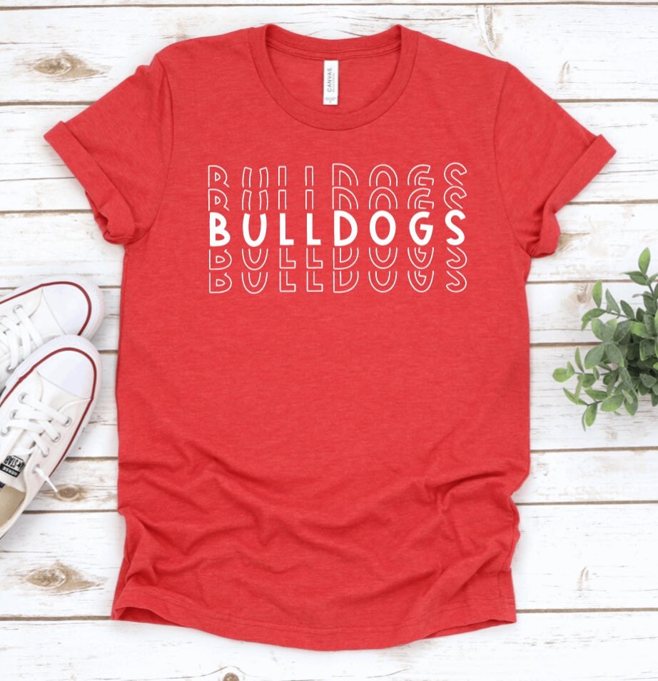 shirts with bulldogs on them