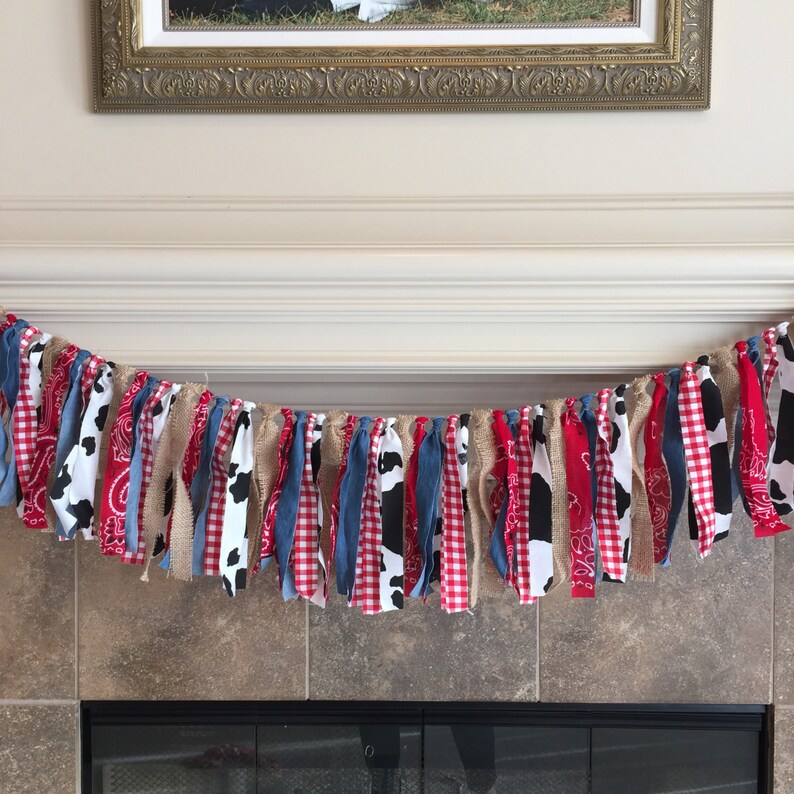 Western Party Decorations Western Banner Cowboy Cowgirl Etsy