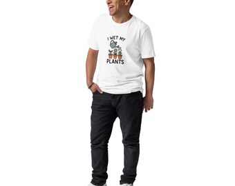 Unisex organic cotton t-shirt garden