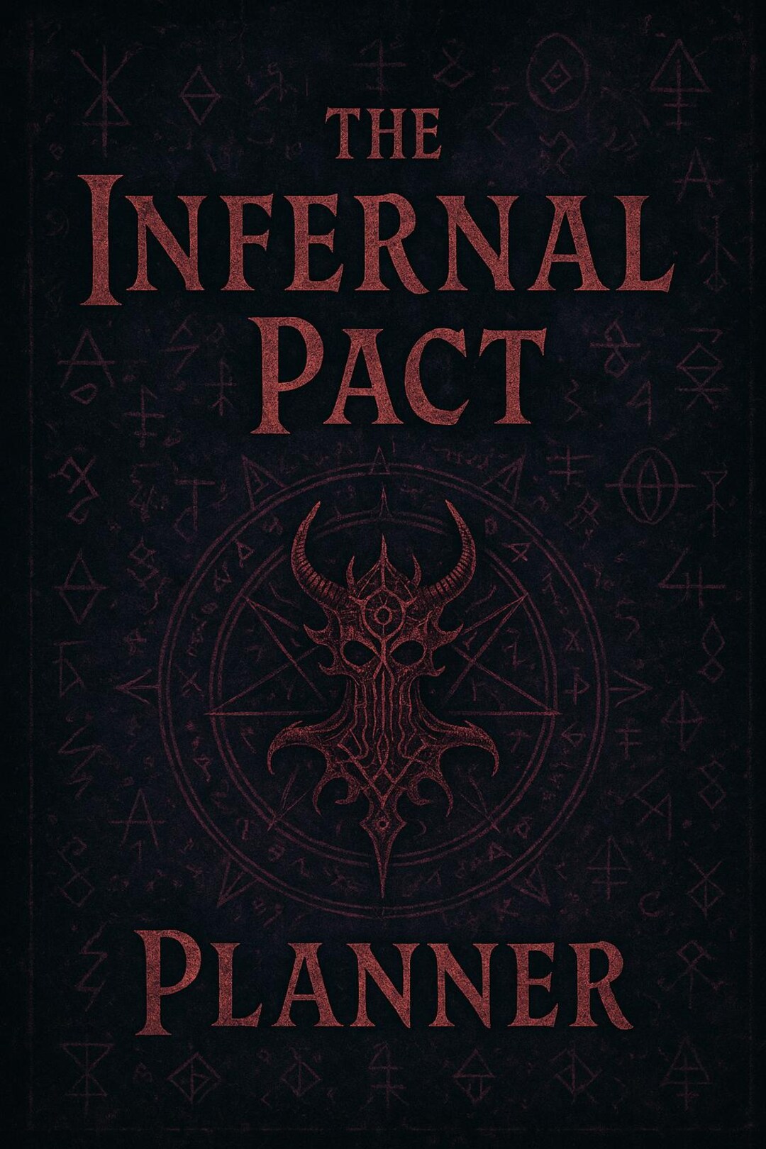 Infernal Pact Grimoire Ritual Journal (PDF Printable Planner) - Etsy