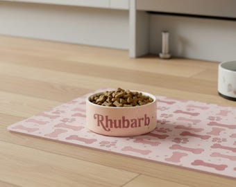 Personalised Party Pet Bowl – Small & Large - 5 colours