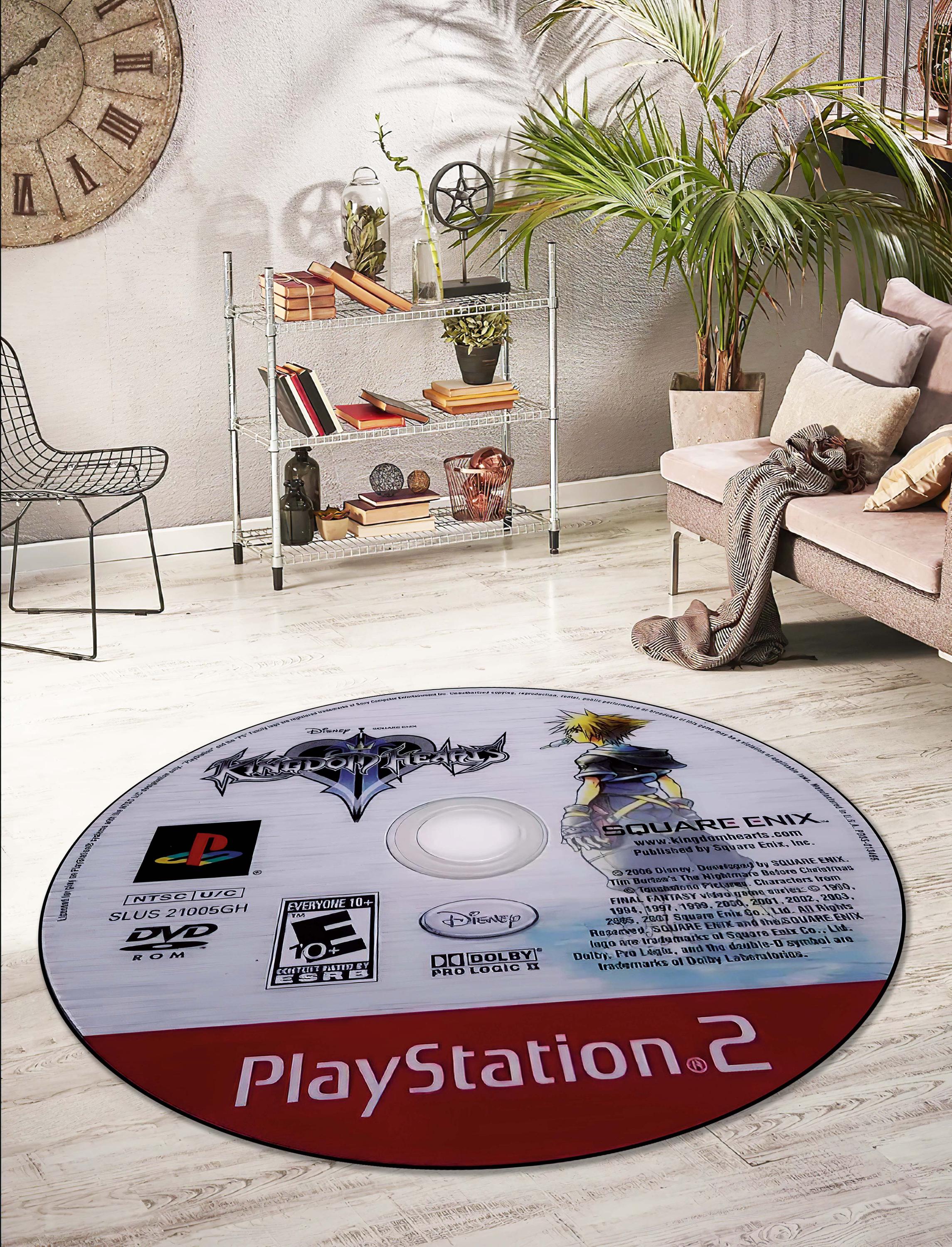 CD Record Rug: Video Game Decor, Gamer Gift