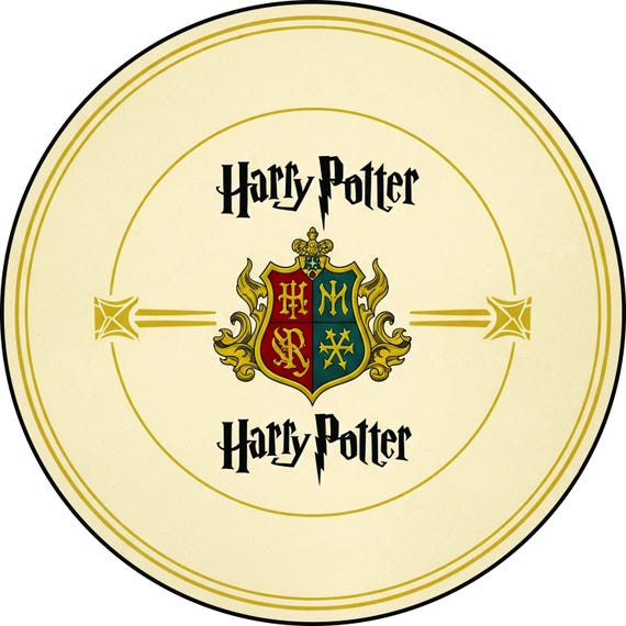 Harry Potter ハリー・ポッター ホグワーツ 紋章 ラグ ハリー・ポッター) Harry Potter オフィシャル商品 Welcome To