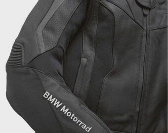 BMW メンズ 牛革モーターサイクルジャケット – CE規格適合ライディング