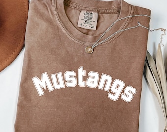Mustangs Mascot Tee: Game Day Tailgate Shirt