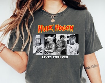 Camiseta gráfica vintage de Hulk Hogan: homenaje a la leyenda de la lucha libre