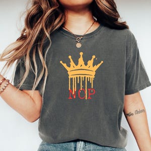 No Kings in America Comfort Colors Shirt: Political Meme Tee