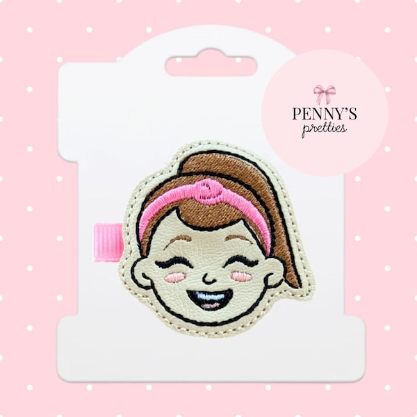 Rachel Feltie Hair Clip - Hair Accessories - Toddler Hair Clip - Baby Hair Clip - Barrettes - School Hair Clip - Teacher Hair Clip - Ms R