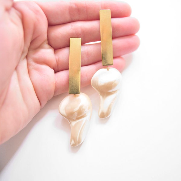 Brass + Pearl Bar Posts