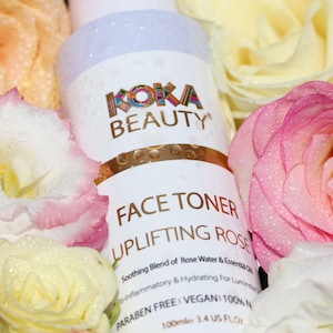 Organic Rosewater Face Toner: Handmade in Ireland, Hydrating Rose Hydrosol & Geranium Essential Oil
