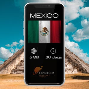 Mexico | 5GB for 30 days | Mobile Data eSIM | Fast Delivery