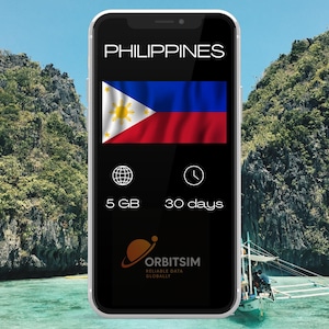 Philippines | 5GB for 30 days | Mobile Data eSIM | Fast Delivery