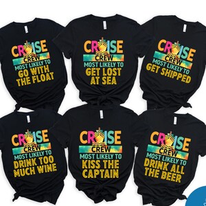Custom Cruise Crew Shirts, Family Matching Cruise Shirts, Most Likely Cruise Shirt, Custom Cruise Squad Shirts, Family Cruise Shirts, Cruise